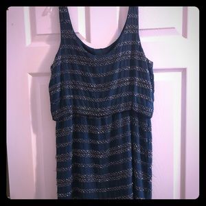 Vintage Fully Beaded Drop Waist Dress